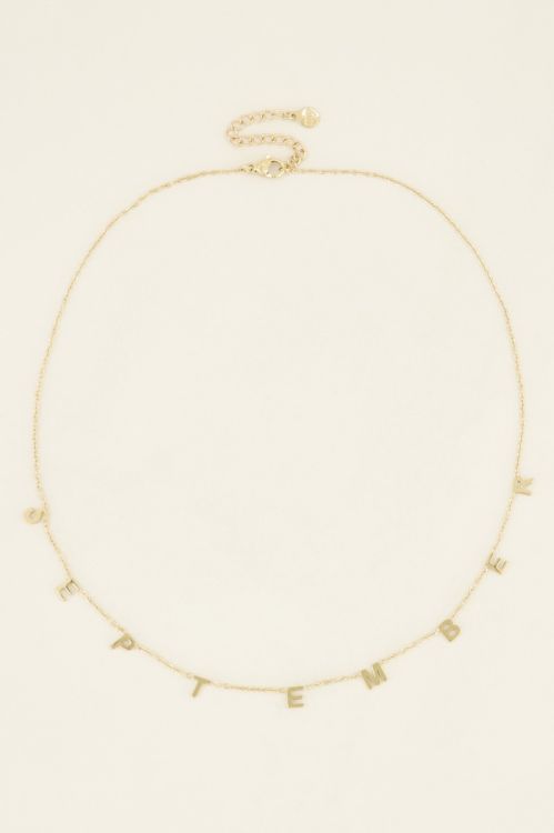Geboortemaand ketting | My Jewellery