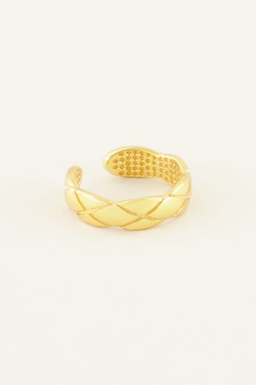 Ear cuff smal structuur | My Jewellery