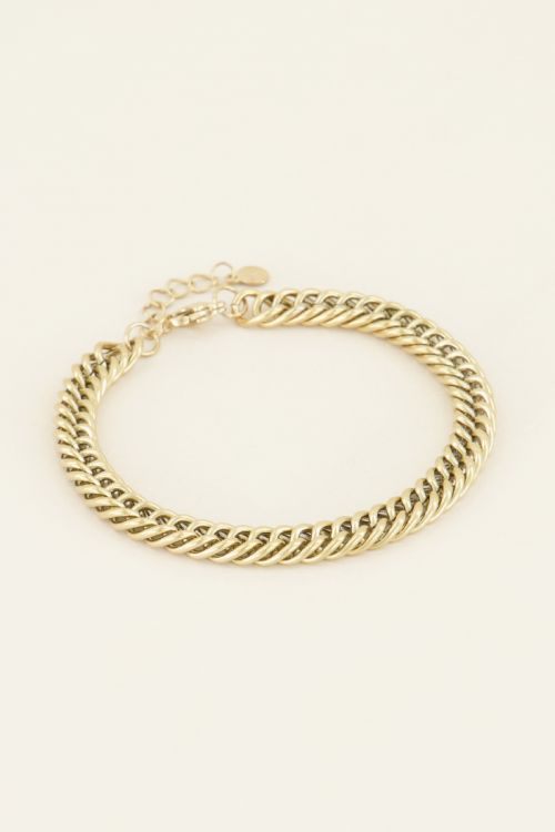 Armband brede schakels | Shop bij My Jewellery