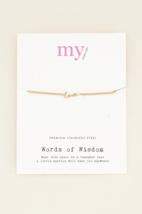 Shop de armband love | Armband kopen | My Jewellery
