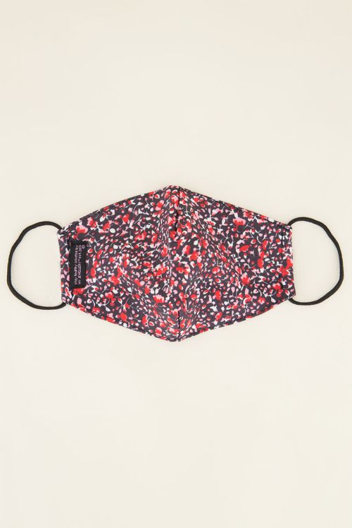 Rood mondkapje winter 100% katoen | My Jewellery