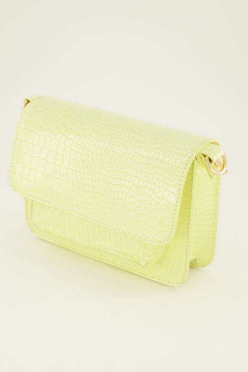 gele tas croco | My Jewellery