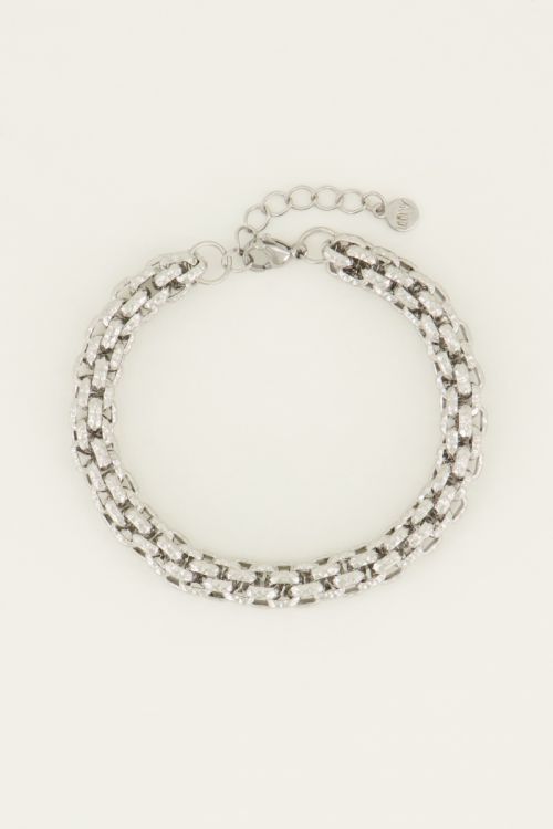 Armband chunky schakels motief | My Jewellery