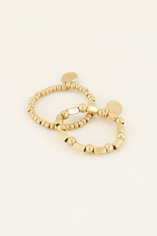 gebonden schuintrekken Nuttig Stretch rings set | Buy here | My Jewellery