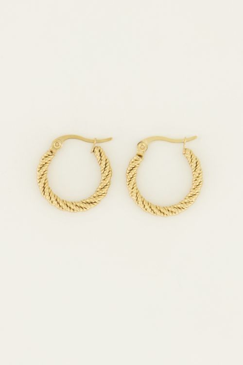 Oorringen rond bolletjes | My Jewellery