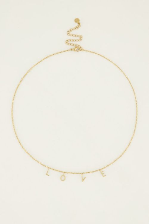 ketting letters love my jewellery