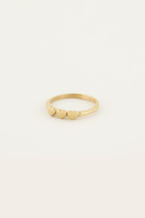 Ring with 3 little hearts | My Jewellery