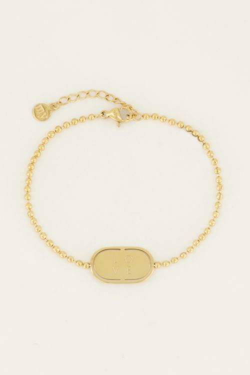 Armband love plaatje | My Jewellery
