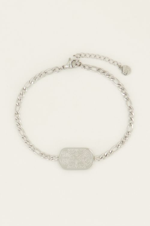 Schakelarmband met plaatje | My Jewellery