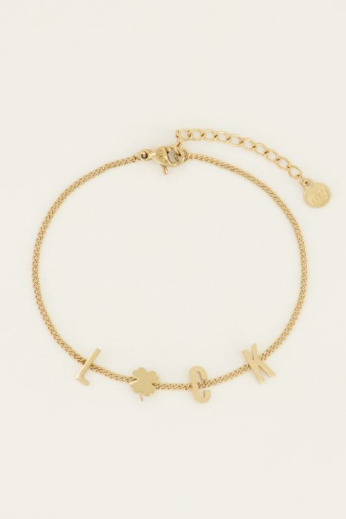 Armband luck letters | My Jewellery