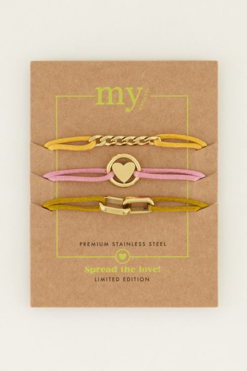 Spread the love set geel | My Jewellery