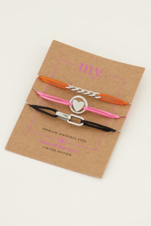 Valentinstag-Armband 3er-Set | My Jewellery