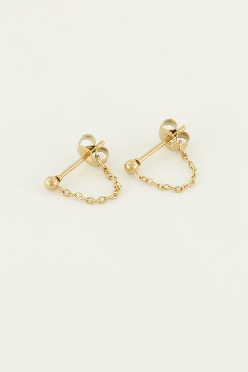 Chain ball earrings | My Jewellery