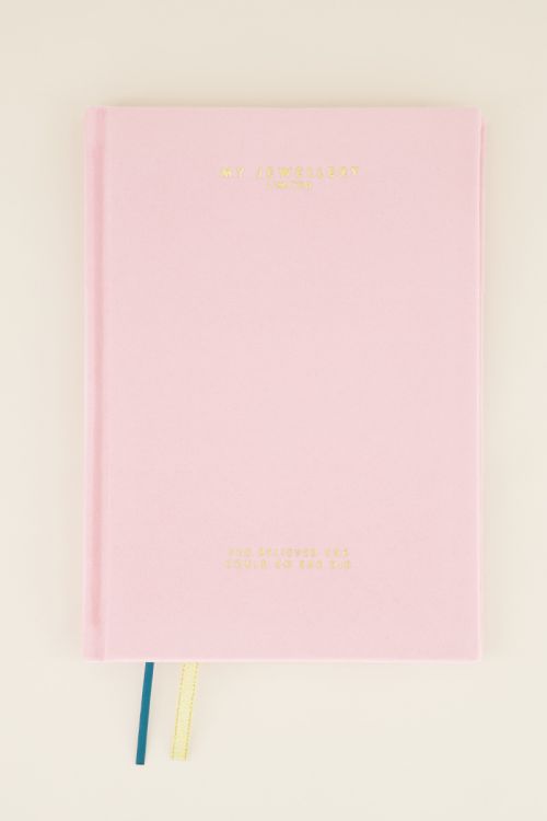 Pink My Jewellery notebook