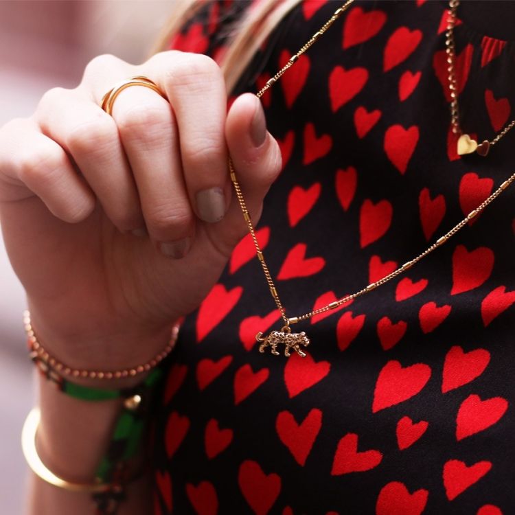 My Jewellery Kettinkje bedel luipaard roestvrij staal