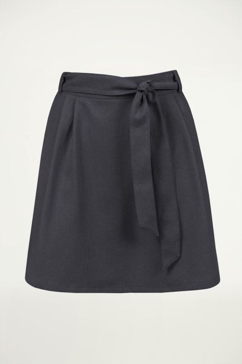 Antraciet rok casual, antraciet rokje