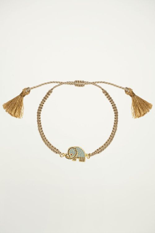 Armband olifant strass, strass steentjes