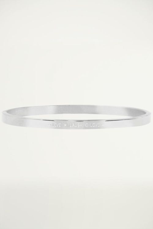 Bangle Tekst Figuurtjes, Slavenarmband