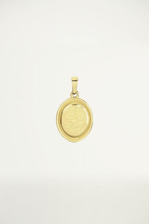Bedel Ovaal met Roos, Hanger