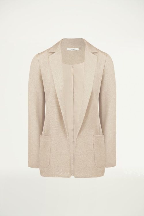Beige blazer casual, colbert