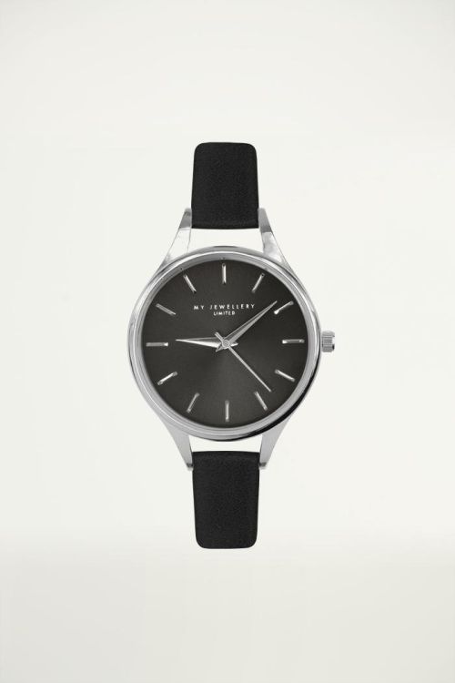 Dameshorloge Zwart, Analoog Horloge