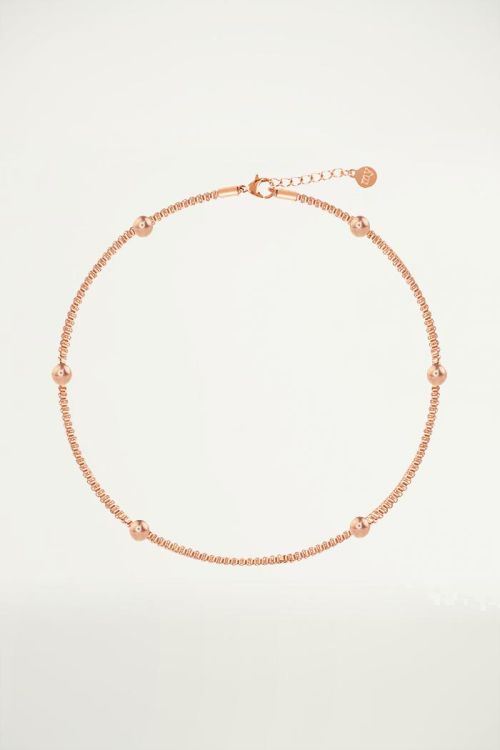 Enkelbandje zilver goud rosé, Enkelbandjes