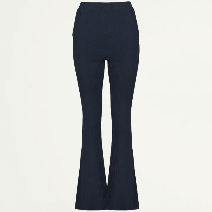 Flared broek zwart strepen, flared pants