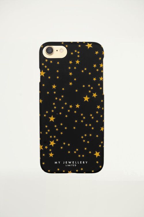 Hardcase Print Sterren Zwart, Telefoonhoesjes