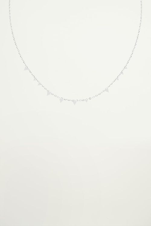 Ketting kleine driehoekjes, fijne ketting