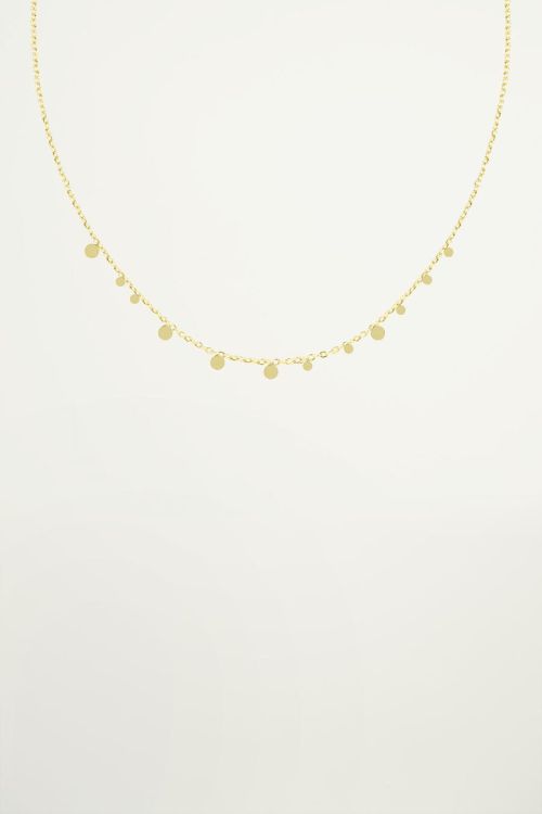 Collier à petits cercles, collier minimaliste