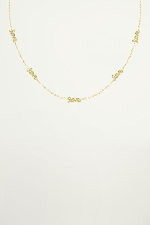 Ketting love, minimalistische ketting