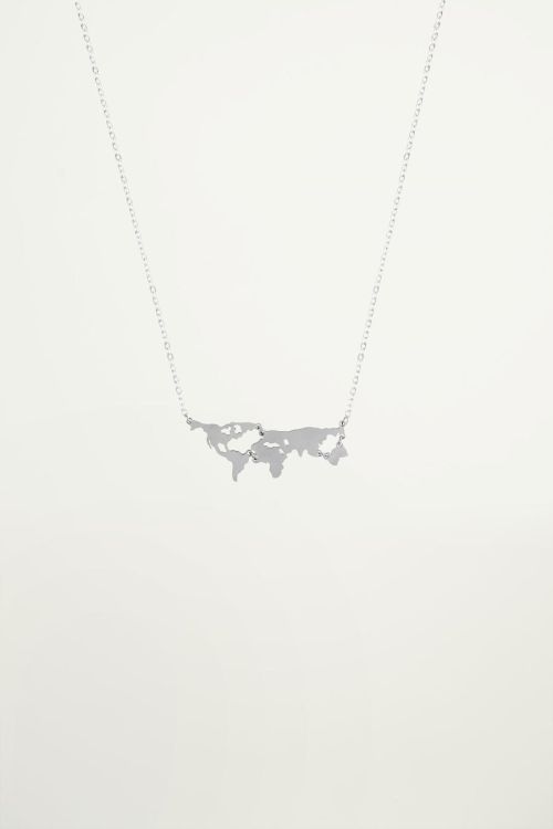Ketting wereldkaart, ketting wereldbol