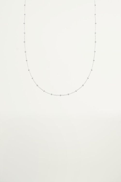Lange Ketting met bolletjes, Minimalistische Ketting