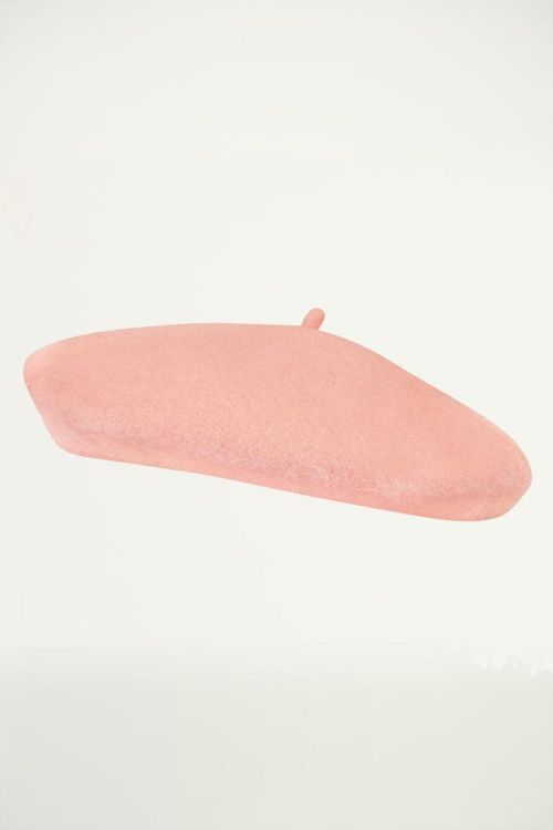 Lichtroze baret