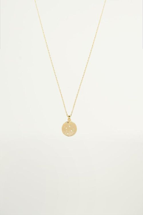 Maan en ster ketting, moon and star necklace