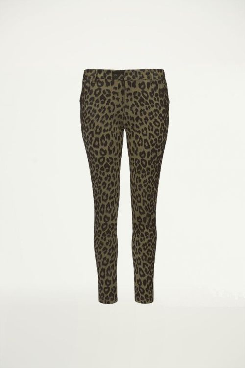 Panterprint broek, pantalon met print