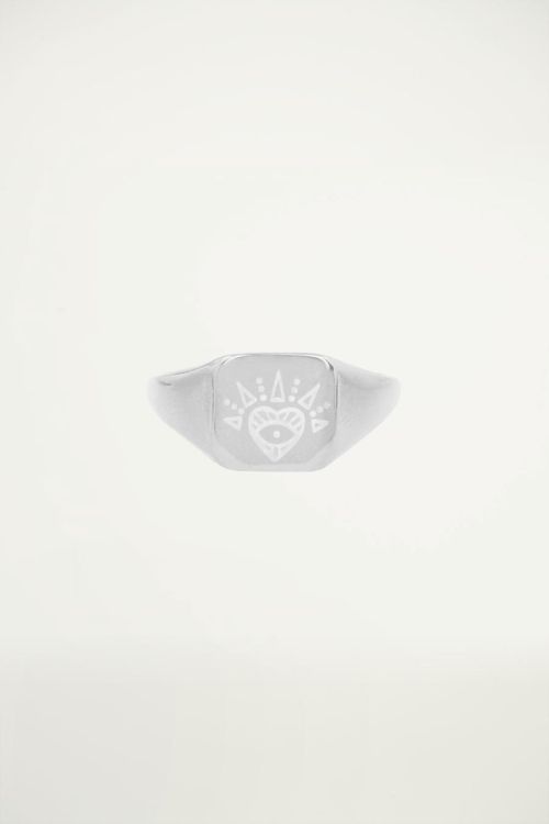 Ring met gegraveerd hart, Zegelring