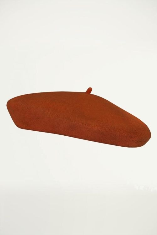 Roestkleur baret