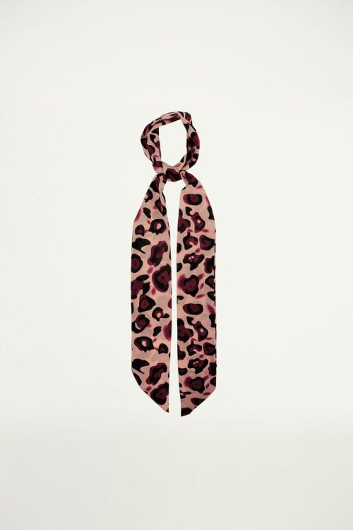 Roze haar sjaaltje luipaard, haarlint My Jewellery