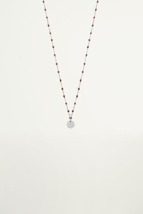 Schakelketting rode kraaltjes met muntjes