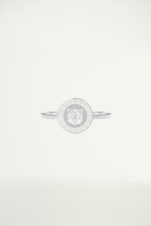 Stalen Ring Luipaard, Minimalistische Ringen
