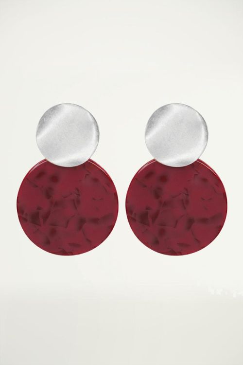 Statement Oorbel Rood, Oorhangers