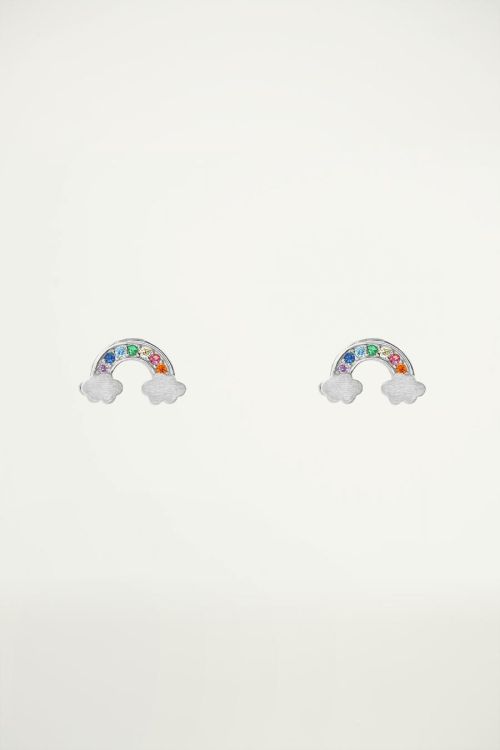 Studs regenboog strass, strass steentjes
