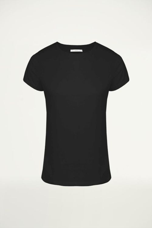 T-shirt quote zwart, tops