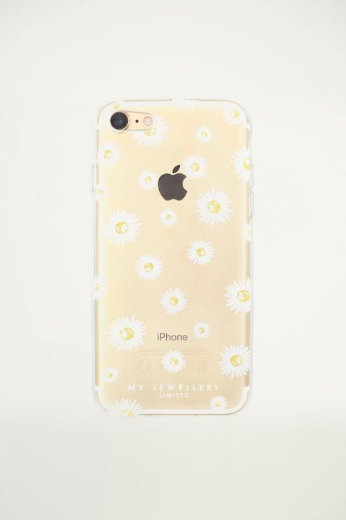 Telefoon hoesje Madeliefjes, softcase telefoon