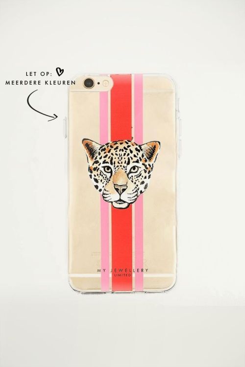 Telefoonhoesje luipaard soepel iPhone, hoesjes