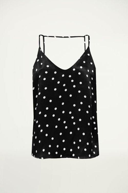 Top met stippen, gestipte top