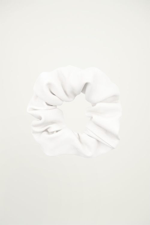 Scrunchie Leerlook Beige, Scrunchies