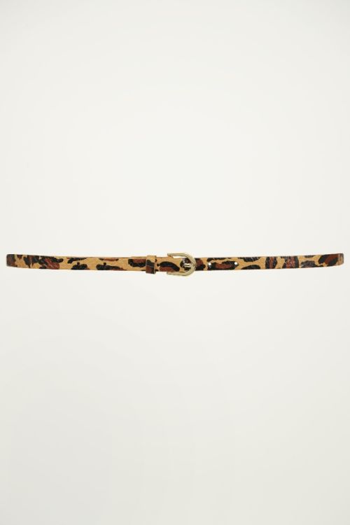 Panterprint leren riem, tailleriem My Jewellery