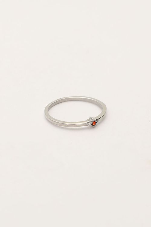 Minimalistic birthstone ring | My Jewellery